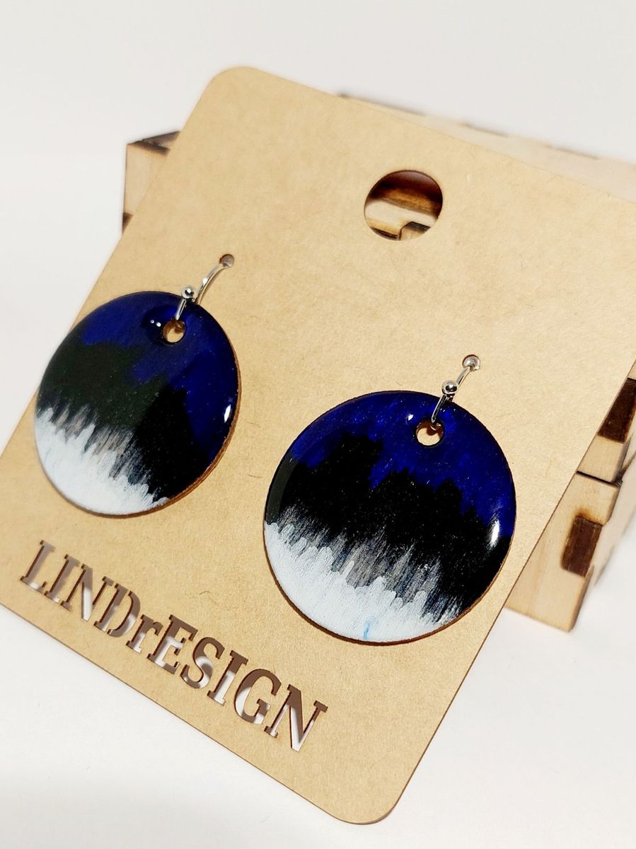 Round Dangle Earrings – Northern Lights
